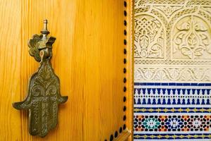 detalle de la decoración de la mezquita foto