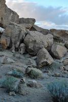 Desert landscape view photo