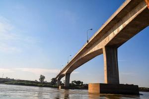 Bridge and blue sky photo