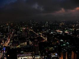 vista nocturna de tailandia foto
