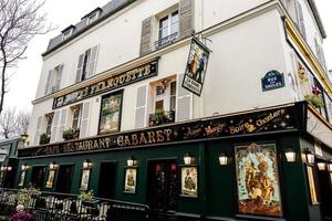 restaurante en paris, francia, alrededor de junio de 2022 foto