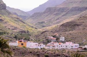 Rocky landscape on the Canary Islands photo