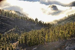 Mountain landscape view photo