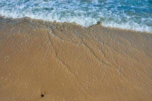 primer plano del agua del océano foto