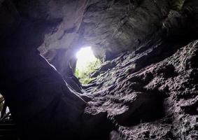 Cave interior view photo