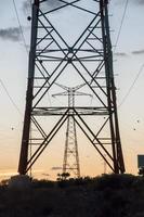 escena de la torre de energía foto