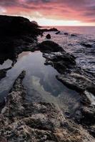 Rocks on the ocean photo