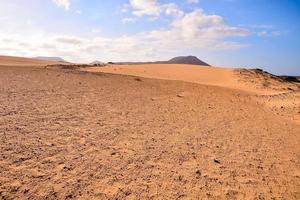vista de las dunas de arena foto