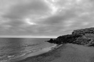 Cloudy ocean view photo