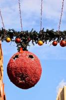 Christmas decor close up photo