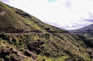 Rocky landscape on the Canary Islands photo