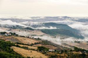 Landscape in the Abruzzo region in Italy photo