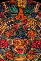 Colorful Mayan calendar photo