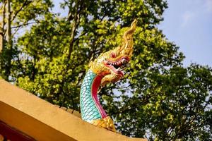 Thai temple decoration photo