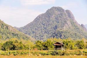 paisaje rural en el este de asia foto