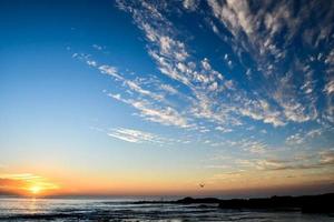 Sunset in Morocco photo