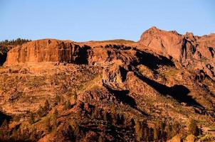 Rocky landscape on the Canary Islands photo