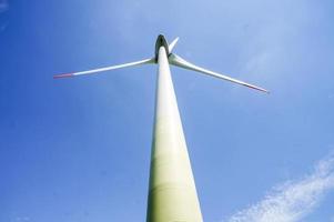 Wind turbine view photo