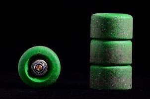 Green wheels view photo