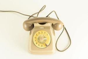 Vintage rotary telephone photo