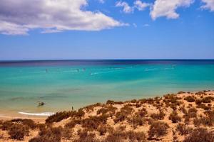 Summer beach view photo