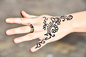 Morocco, 2022 - Henna tattoo design photo