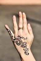 Morocco, 2022 - Henna tattoo design photo