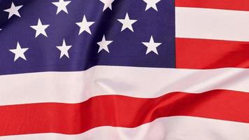 National USA flag, patriotic symbol of America photo
