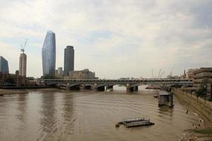 A view of the River Thames near St Pauls Cathedral photo