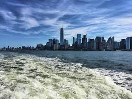 A view of New York from the Hudson River photo