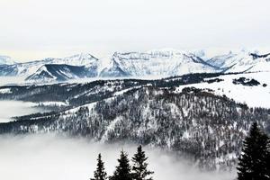 A view of the Austrian Mountains at St Gilgian near Saltzburg photo