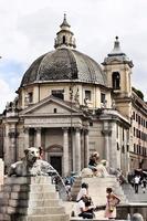 A view of Rome in Italy photo