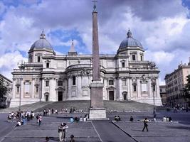 A view of Rome in Italy photo