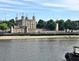 A view of the Tower of London across the River Thames photo