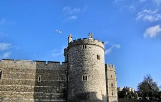 Windsor in the UK in November 2020. A view of Windsor Castle photo