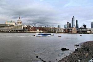 A view of the River Thames in London photo