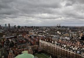 An aerial view of London photo