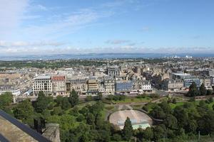 una vista panorámica de edimburgo foto