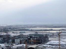 A view of Reykjavik in the Winter photo