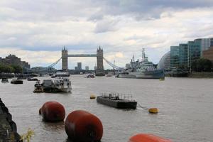 A view of the River Thames in London photo