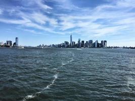 A view of New York from the Hudson River photo