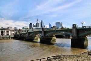 A view of the River Thames near St Pauls Cathedral photo