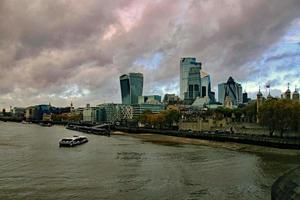 An aerial view of London photo