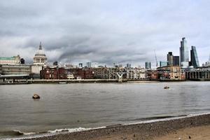 A view of the River Thames in London photo