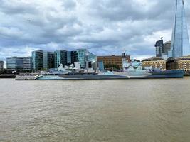 A view of the River Thames in London photo