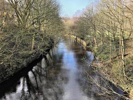 A view of the River Calder at Hebden Bridge photo