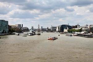 A view of the River Thames near St Pauls Cathedral photo