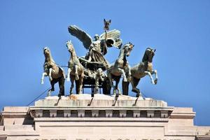 A view of Rome in Italy photo