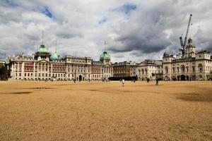 una vista del desfile de guardias a caballo en londres foto