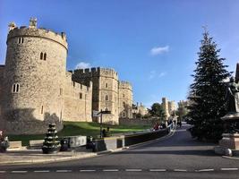 Windsor in the UK in November 2020. A view of Windsor Castle photo